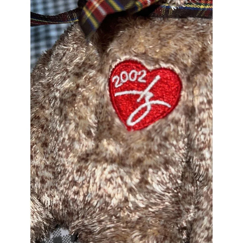 TY Beanie Baby - 2002 SIGNATURE BEAR - Retired (RARE w TAG ERROR)